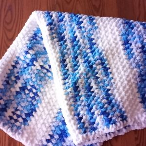 Handmade baby afghan